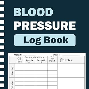 Blood Pressure Log Book